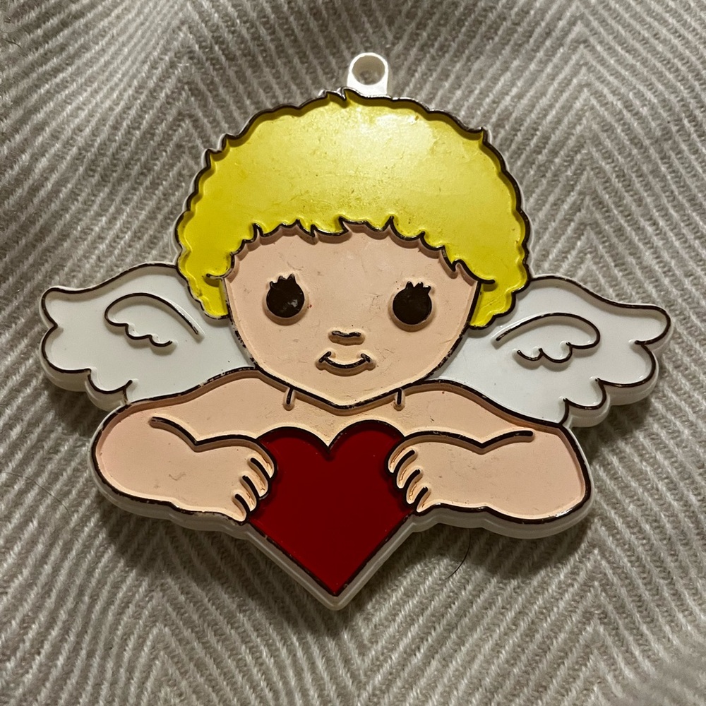Vintage Hallmark Valentine’s Cupid Cookie Cutter Plastic